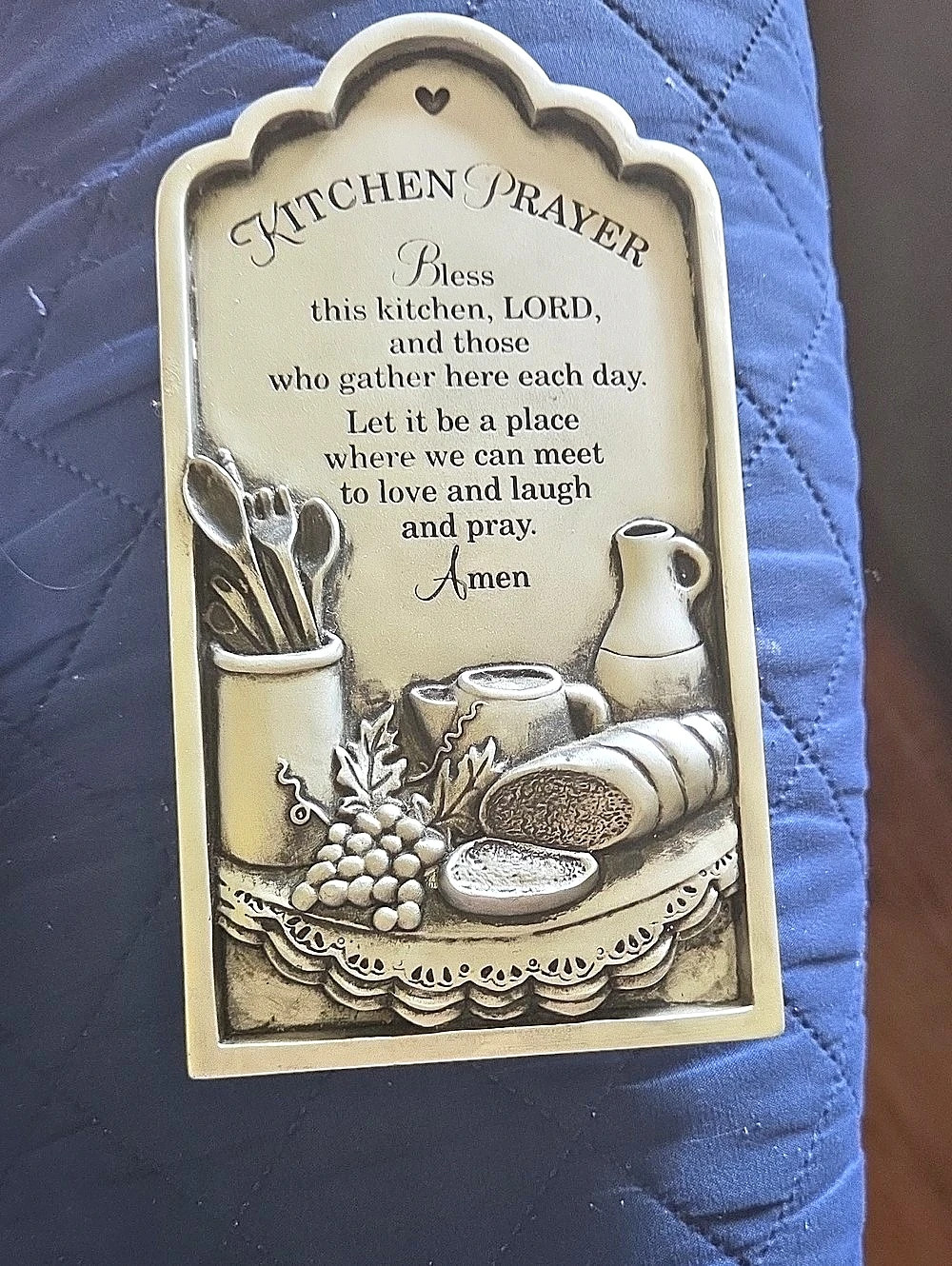 Abbey Press Kitchen Prayer plaque Religious Wall Decor
